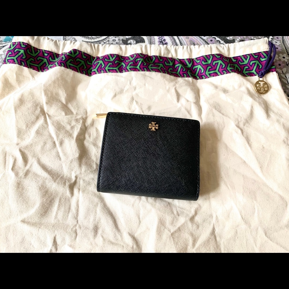 Tory Burch Parker Embossed Foldable Card Case
